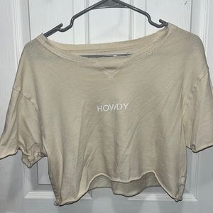 Aerie howdy crop top